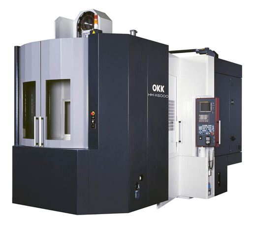 1 OKK HM-X6000 HORIZONTAL 5-AXIS MACHINING CENTER